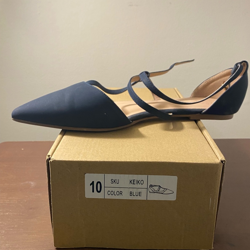 Navy Blue Flats